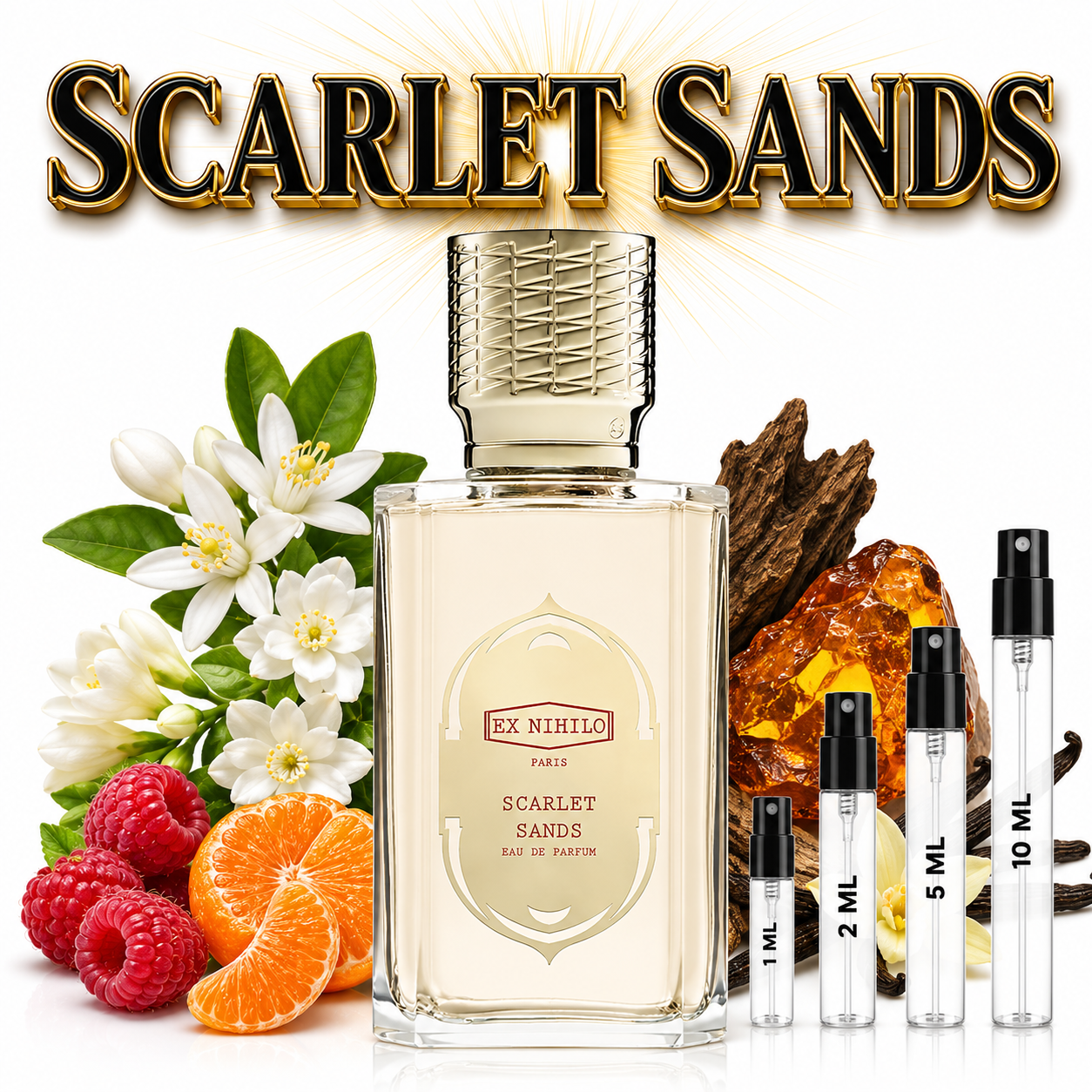 Ex Nihilo Scarlet Sands perfume sample decant